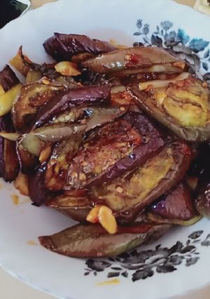 Foto resep Terong Saos Asem Pedas