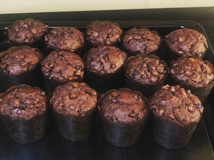 Langkah Gampang Membuat Resep Chocolate banana muffin yang Menggugah Selera Anti Ribet, Lezat