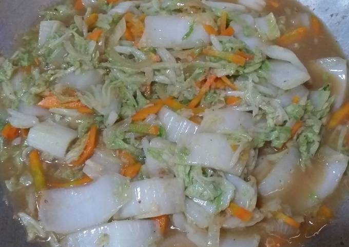 Resep 1.5 Ca sawi bumbu petis Anti Gagal