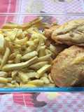 Batata e frango assado