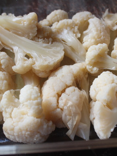 Una foto de Coliflor cocida al vapor