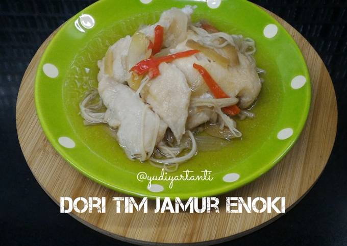 Resep Dori Tim Jamur Enoki Anti Gagal