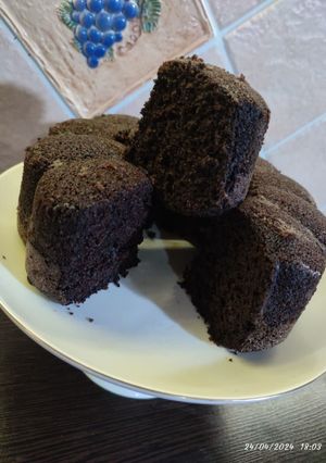 عکسی از دستور کیک شکلاتی ساده🍫🥮
