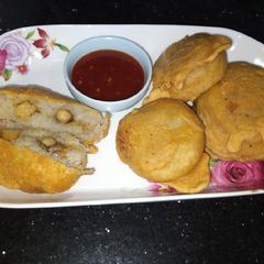 A picture of Stuffed Chickpea Cutlets.