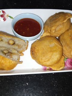 A picture of Stuffed Chickpea Cutlets.