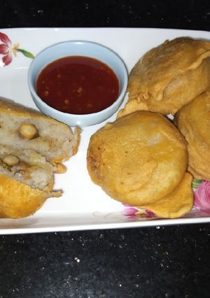 A picture of Stuffed Chickpea Cutlets.