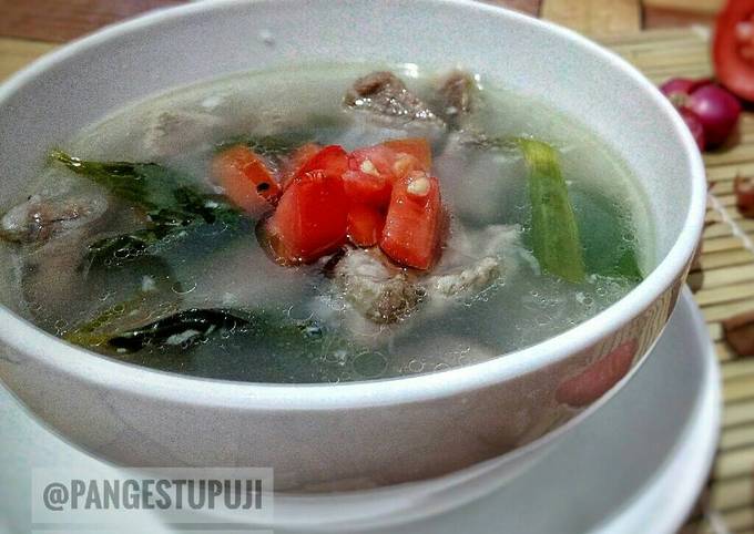 Sop Daging Kambing Kuah Bening #kitaberbagi