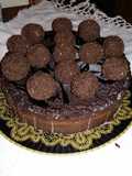 Postre chocolatoso trufado