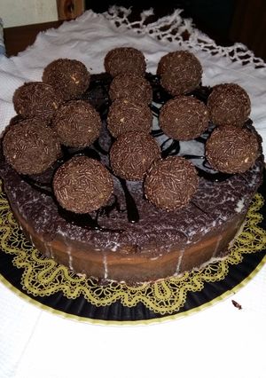Una foto de Postre chocolatoso trufado