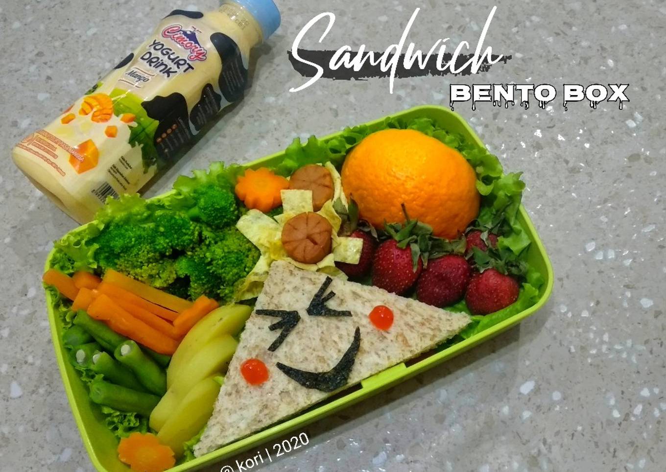 Sandwich Bento Box (Menu 4 Sehat 5 Sempurna)