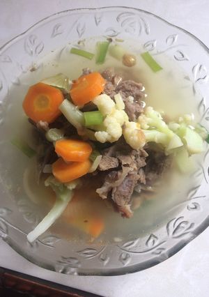 Foto resep Sop tetelan kambing