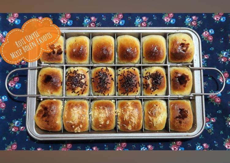Langkah Mudah untuk  Roti Unyil Lembut 4 Rasa Anti Gagal