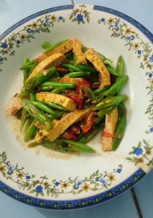 Foto resep Tumis buncis dan tahu super simple