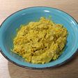 Arroz meloso con alcachofas al camembert con especias orientales