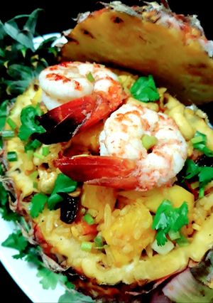 รูปของ 🍍ข้าวผัดสับปะรด🍍(Pineapple Fried Rice)🍍khao pad sapparod🍍
