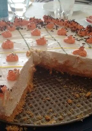 Una foto de Tarta mousse de café y nata