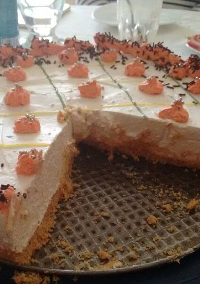 Una foto de Tarta mousse de café y nata