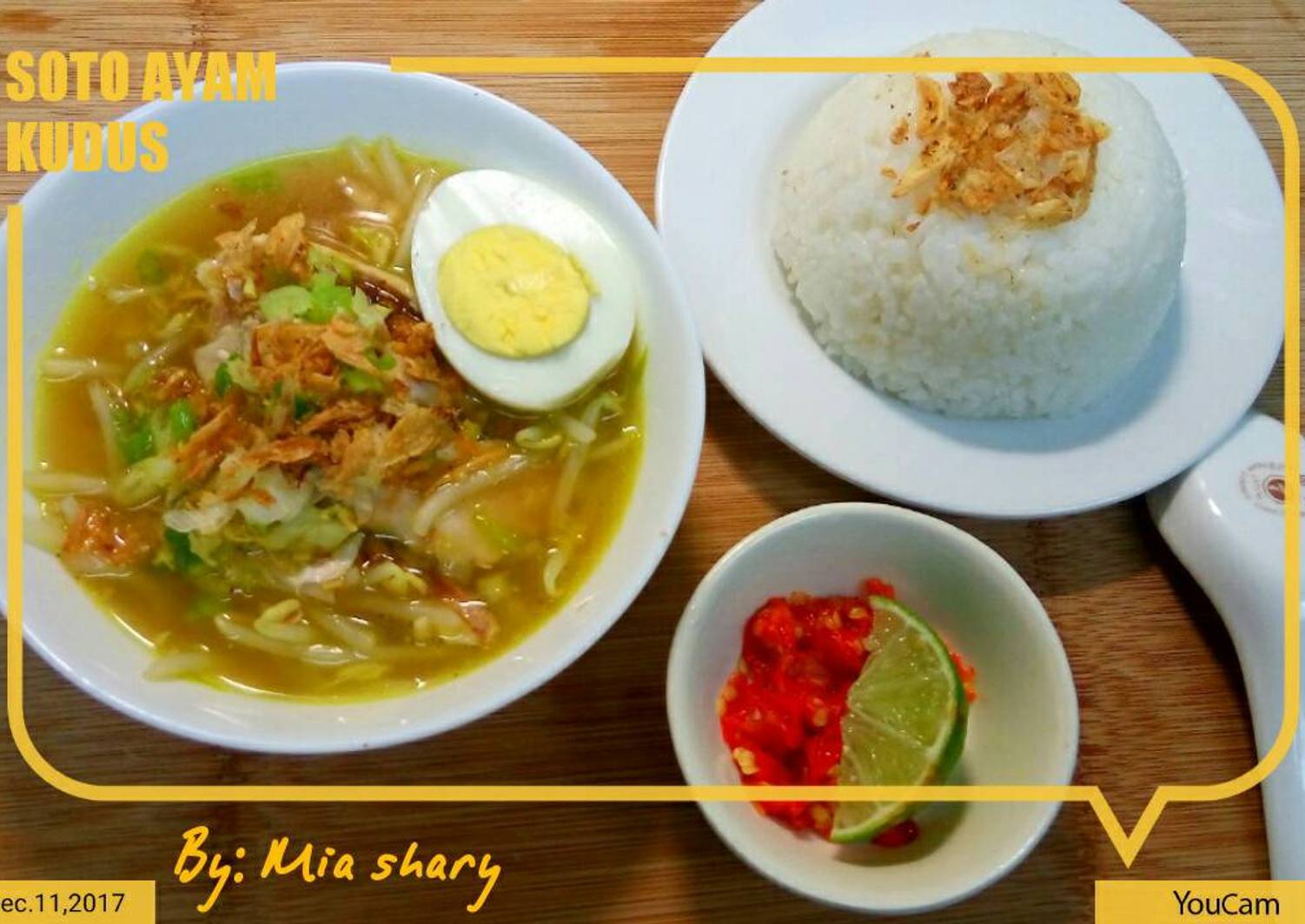 Resep Soto ayam kudus oleh Mia Shary - Cookpad