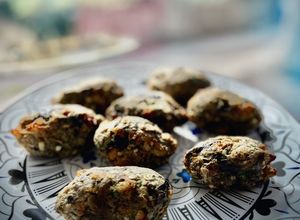 Foto principal de Polpette di melanzane —albóndigas de berenjena a la calabresa— (en airfryer)