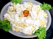 A picture of creamy pineapple salad