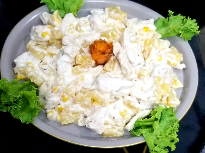 Simple Way Prepare Recipe Chicken and pineapple salad that is Delicious, Tasty}