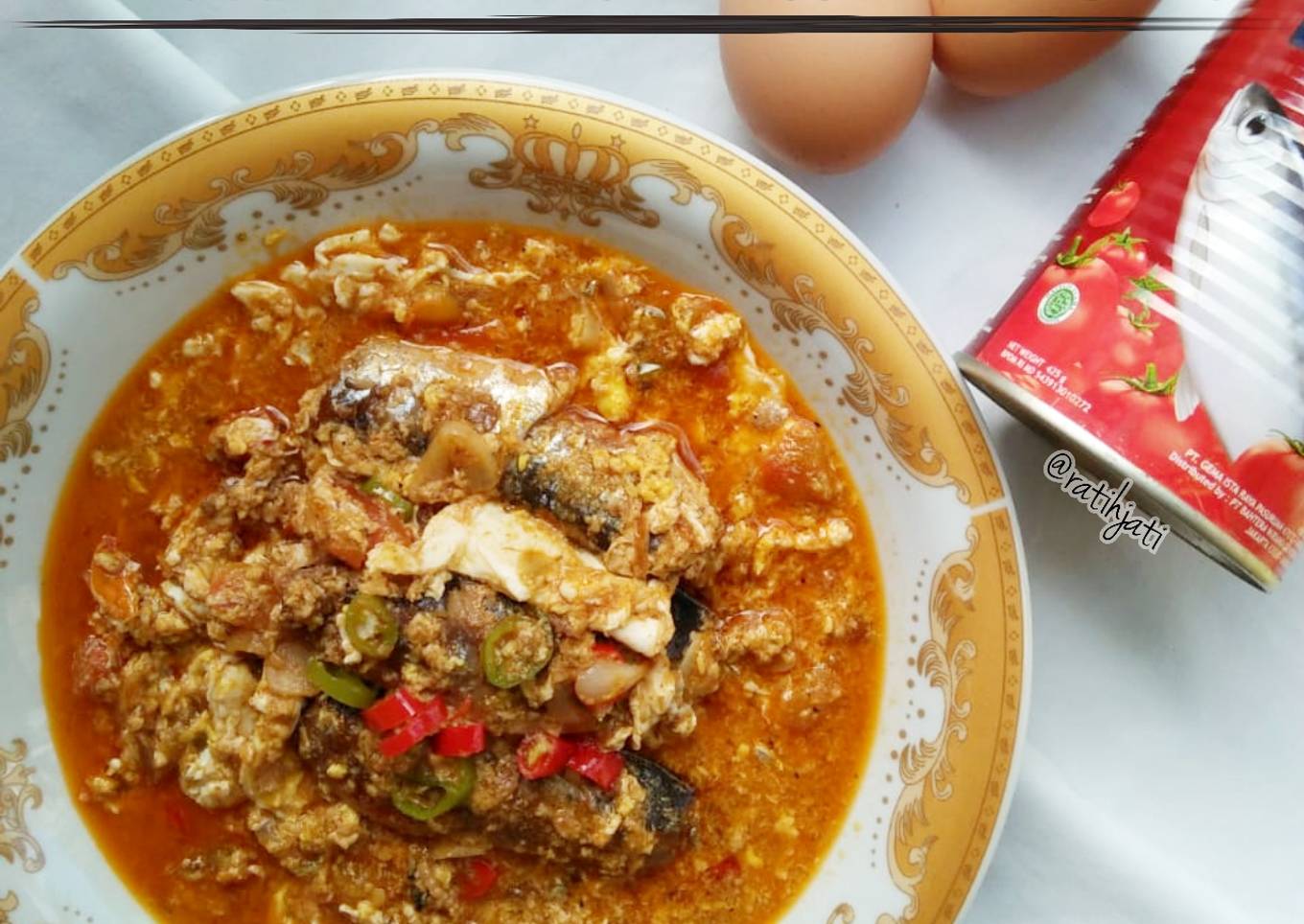 Sarden Kuah Telur