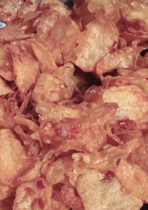 Foto resep Keripik kentang pedas manis