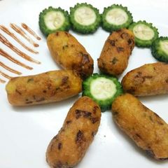 A picture of Bittergourd Rolls.