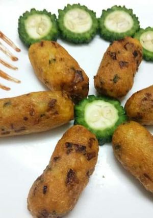 A picture of Bittergourd Rolls.