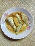 Asam Pedas Pisang Muda dan Ikan Sungai