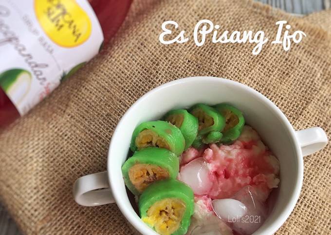 Es pisang Ijo