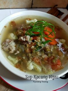 Foto resep Sup Kacang Hijau Kaldu Sapi