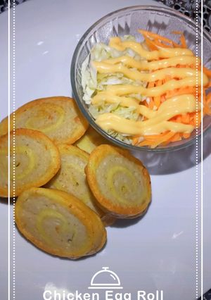 Foto resep Egg Chicken Roll ala Hokben