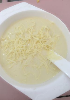 Foto resep Soup jagung manis keju MPASI