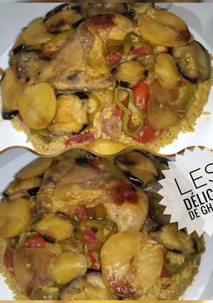 صورة لوصفة مقلوبة الأرز