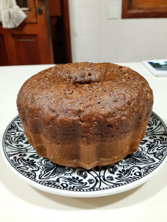 Una foto de Budín de banana sin azúcar