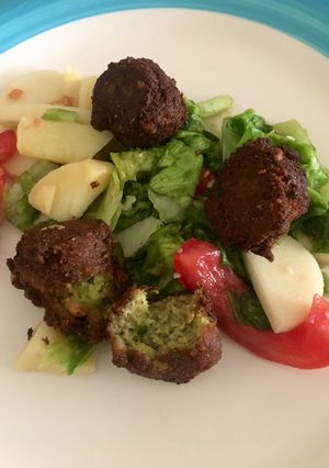 Una foto de Falafelsalad