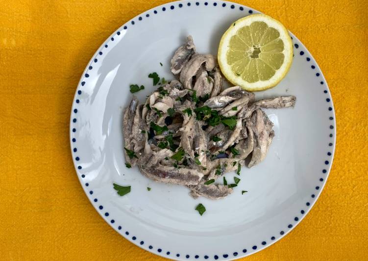 Recetta di Favorite Alici in padella al limone 🍋