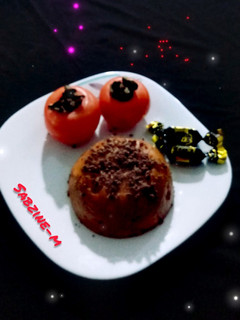 عکسی از دستور دسر خرمالو