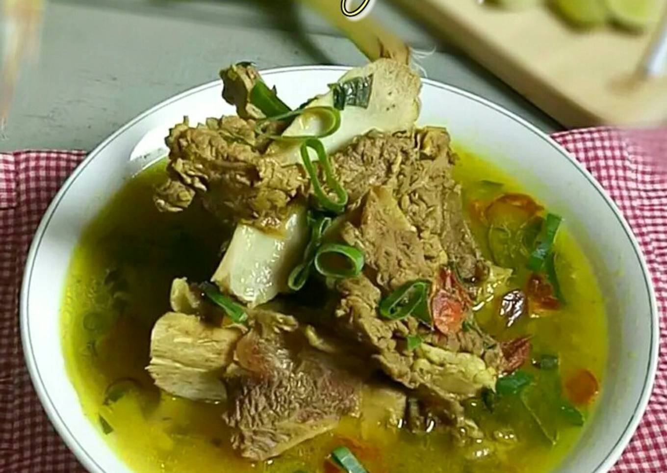 Soto Rempah Tulang Sapi
