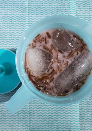 Foto resep 43. Es cincau cocopandan