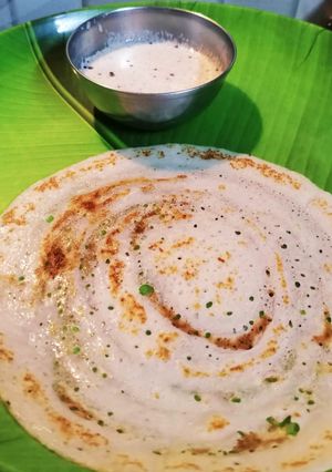 A picture of Coconut Dosa.