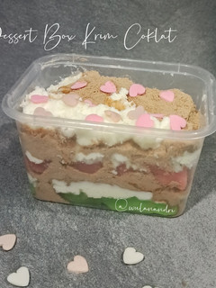 Foto resep Dessert Box Krim Coklat