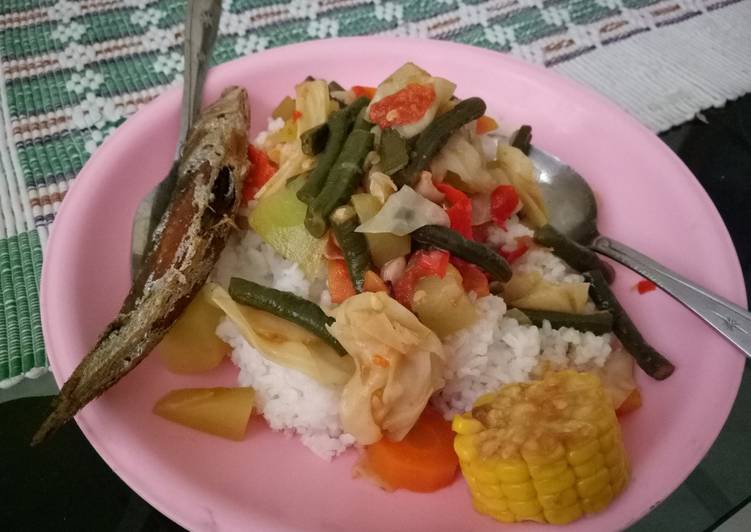 Bahan meracik Sayur asem sederhana Anti Gagal