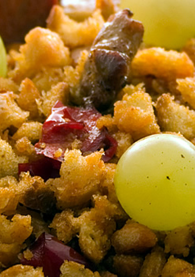 Una foto de Migas del pastor, Migas Manchegas con uvas