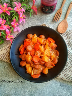 Foto resep Sosis Wortel Kentang Masak Pedas
