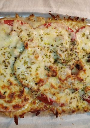 Una foto de Tomates gratinados