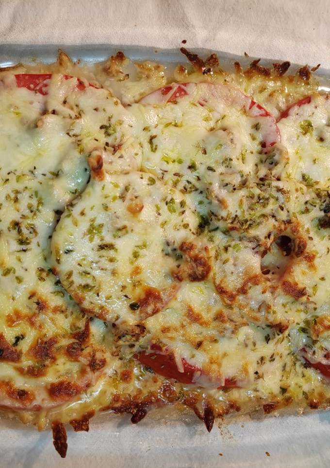 Una foto de Tomates gratinados