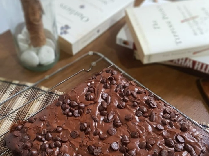 Bagaimana Menyiapkan Brownies Glaze No Mixer, Menggugah Selera