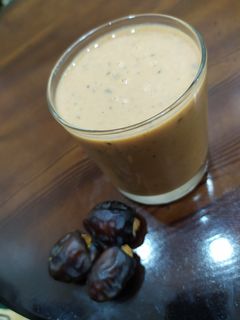 صورة لوصفة عصير التمر والجزر 🥕